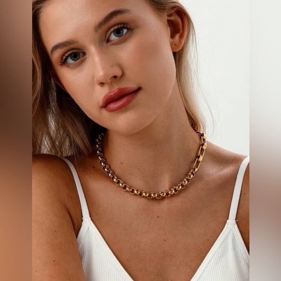 Karina’s Kloset Kollection | Jewelry | Gold Chunky Toggle Rolo Cook ...